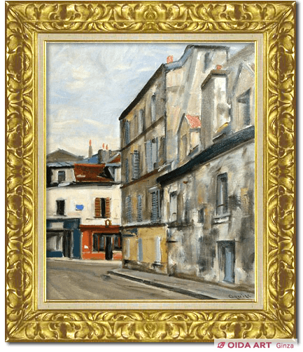 荻須高徳 パリの街角 | 絵画など美術品の販売と買取 | 東京・銀座 おいだ美術